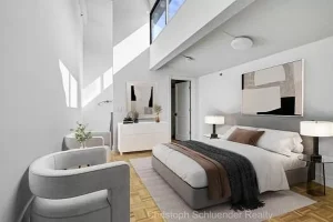 Four-bedroom condo for sale in Foundry Lofts with modern, eco design.